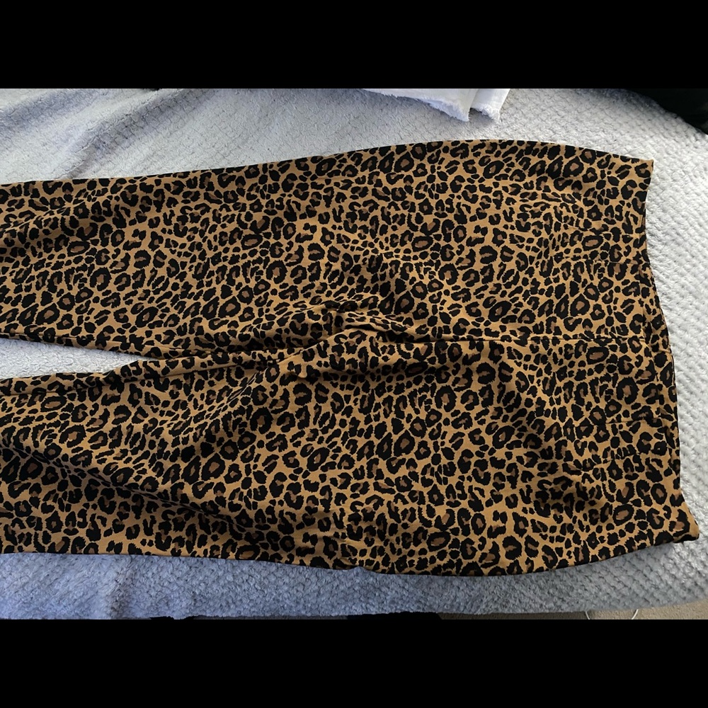 Time and Tru Leopard Print Ankle Pants
